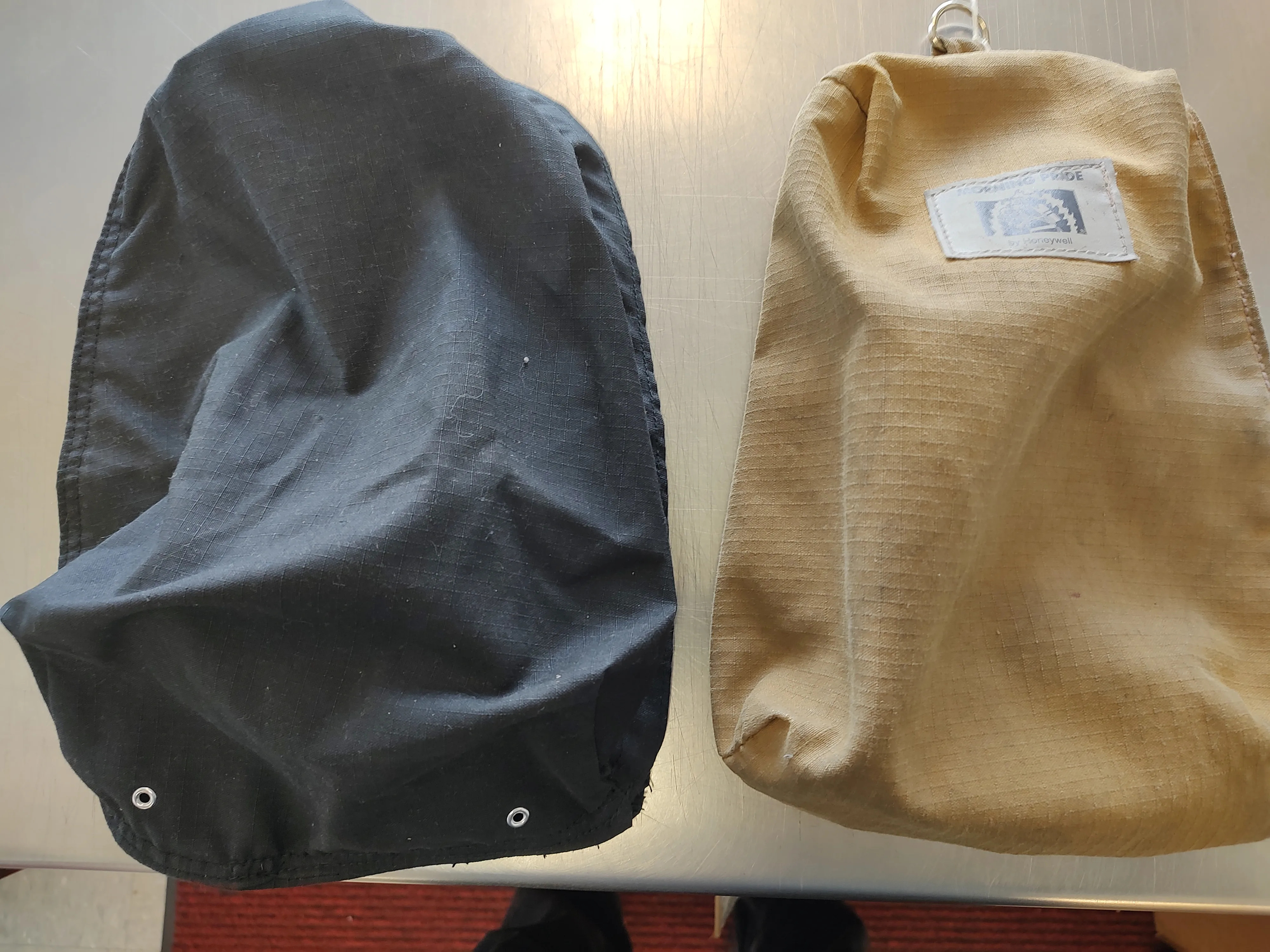 PPE hoods and smaller components prepared for service