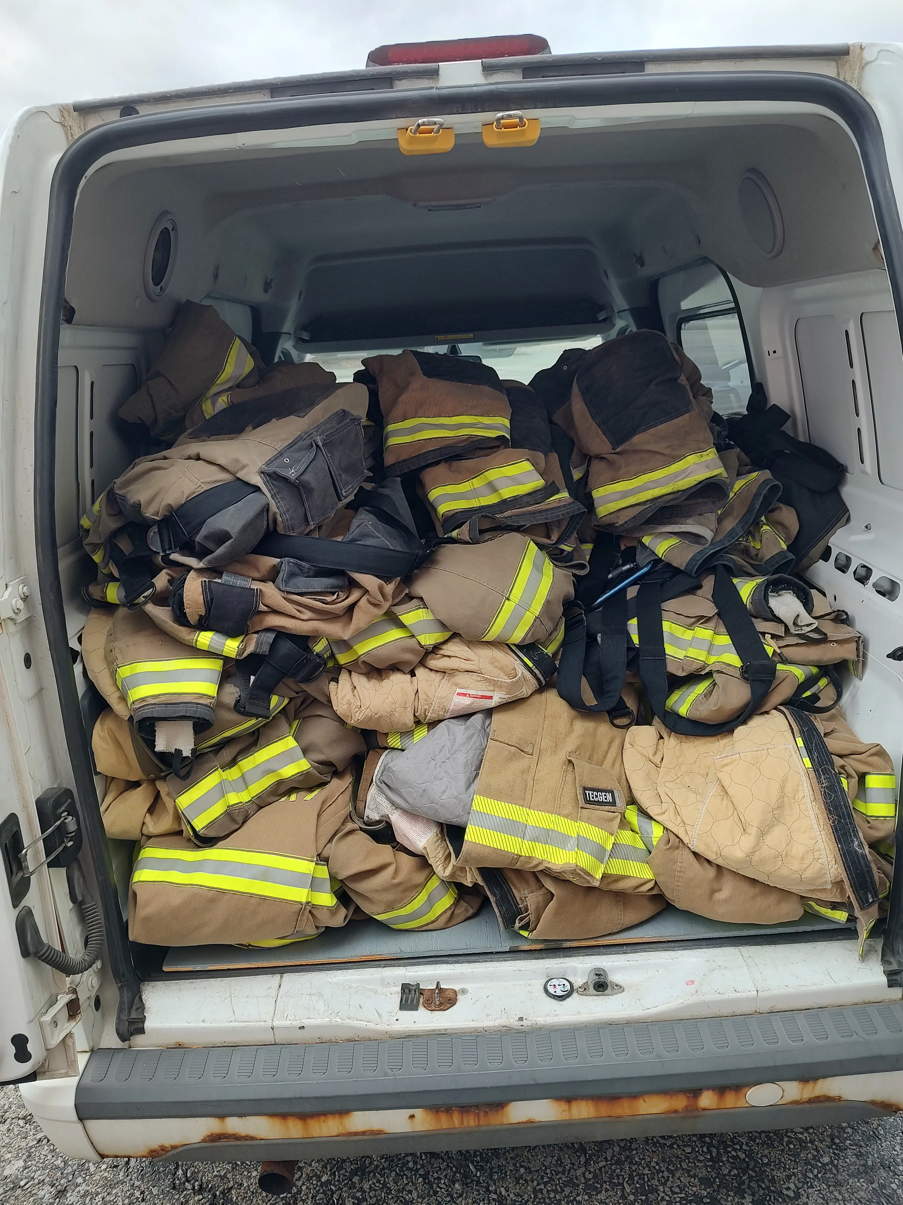 Turnout gear collected for service